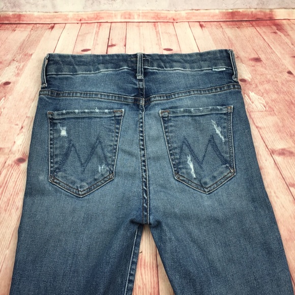⭐️MOTHER High Waisted Looker Jean in Loud is how I love you Size 27x29 1/2 - Picture 16 of 16